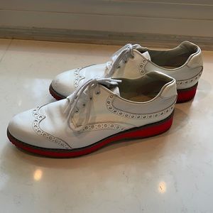 Prada Wing Tip white shoe (UK size 38.5, US 8.5)